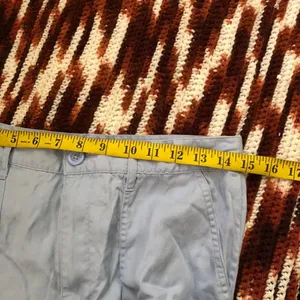 TRENDING Urban Outfitters Y2K Pastel Light Blue Multi-Pocket Cargo Jogger Pants Trousers-US8/M Measurement in pics thumbnail 6