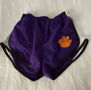 Clemson Shorts Purple Size M thumbnail 1