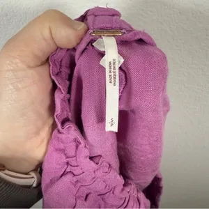 Free People Women’s Mirella Cinched Linen Blend Shorts in Pink Plum S thumbnail 6