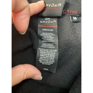 Spyder Women’s Black Athletic Jacket Size‎ M Gym Casual Fall Winter Hiking thumbnail 6