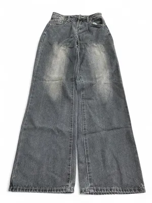Your Cute Jeans Pink Bow Wide Leg Jeans Size 1 thumbnail 1