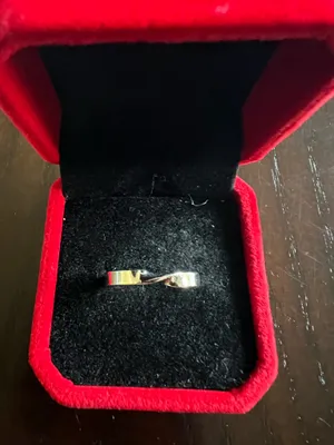 Gorgeous Stainless Steel Silver Adjustable Ring Size 7 thumbnail 1