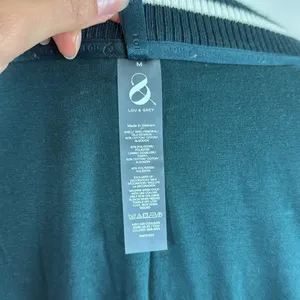 Lou & Grey Women's Forest Green Varsity Jacket Size‎ Medium thumbnail 9