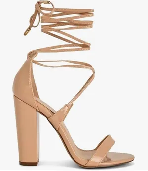 Charles Albert lace up heel Sz 8 thumbnail 1
