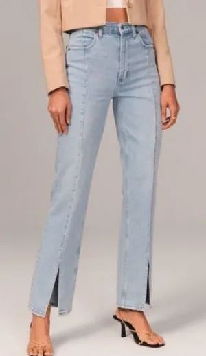 Abercrombie & Fitch 90s Straight Ultra High Rise Jeans Women’s‎ Size 30 / 10 thumbnail 1