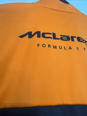 Castore McLaren F1 Team Replica Softshell Racing Jacket Full Zip Orange M 8 thumbnail 7