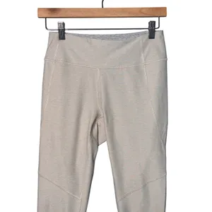 Outdoor Voices Womens Leggings S Beige Grey TechSweat Colorblock Athletic Gym thumbnail 4