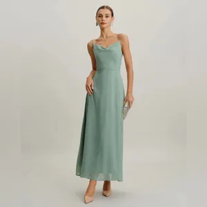 Rihoas Elegant Green Sleeveless Dress thumbnail 4