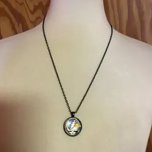 Grateful Dead sun n moon steal your face necklace thumbnail 4