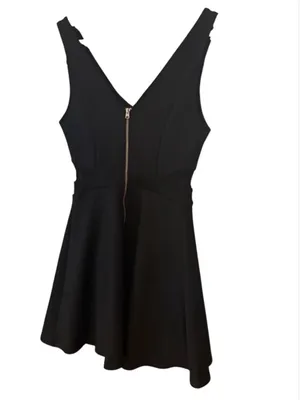 Women's Abercrombie & Fitch Black Mini Shift Dress S thumbnail 2