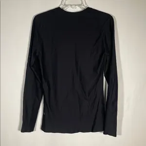 LULULEMON WOMENS BLACK LONG SLEEVE UNDERSHIRT FITTED LARGE thumbnail 5