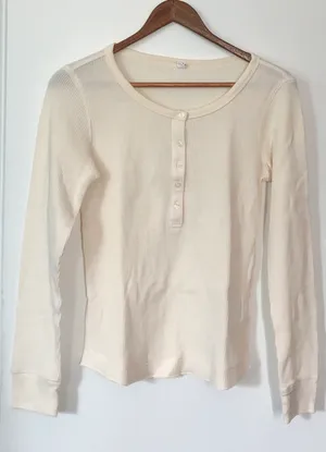 White Long Sleeve Top thumbnail 2