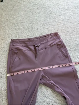 Halara SoftlyZero Plush High Waisted Full Length Jogger Large Mauve Purple thumbnail 7