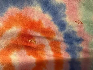 Chaser Tie-Dye Distressed Crewneck Sweater - Pastel Rainbow thumbnail 2