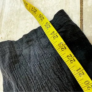Ally. Fashion Black Cotton Wide Leg Drawstring Pull On Pant AU Size 6 thumbnail 10