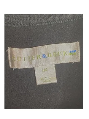 new Cutter & Buck 𖦹 Full Zip Soft Warm Cozy Classic Fleece Vest 𖦹 Black 𖦹 Large thumbnail 10