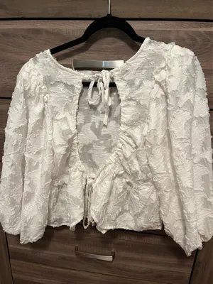 Free People White Lace Top thumbnail 6