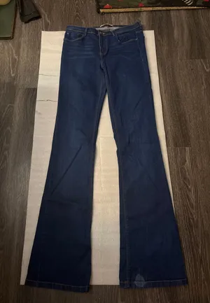 ZARA Trafuluc Denim Makers Flare Jeans 8 Festival 70s Festival Hippie Cosplay thumbnail 1