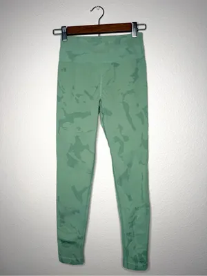 Aurola Women's Camo Leggings 25" Green High Waisted Athleisure S Pilates Workout thumbnail 6