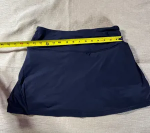 YYV Women’s Black Athletic Skort Size M Built In Shorts Zip Pocket Tennis Golf thumbnail 3
