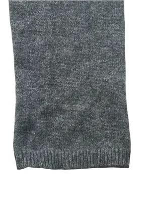 100% Cashmere Ann Taylor V Neck Sweater Charcoal Grey Minimalist Preppy Luxury thumbnail 4