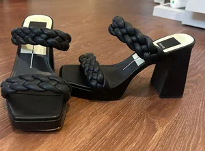 Dolce Vita Black Slip On Heel Size 6 thumbnail 1