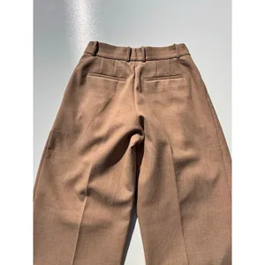 Babaton Artizia Womens The Effortless Pant Camel Wide Leg Pleated 2 thumbnail 8