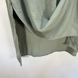 Sage Green Flowy Boxy Cut Sleeveless Maxi Dress with Pockets Jade by Jane NEW thumbnail 8