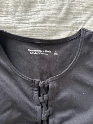Abercrombie tie up crop top thumbnail 2