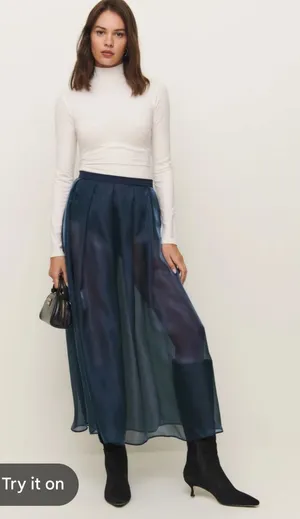 reformation Zarina skirt thumbnail 1