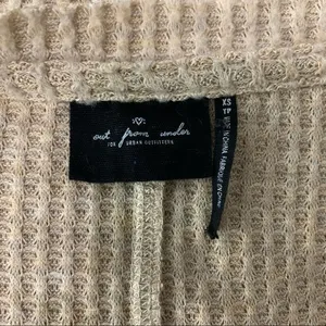 Out From Under Cardigan Tan XS Long Sleeve Cozy Cottagecore thumbnail 6