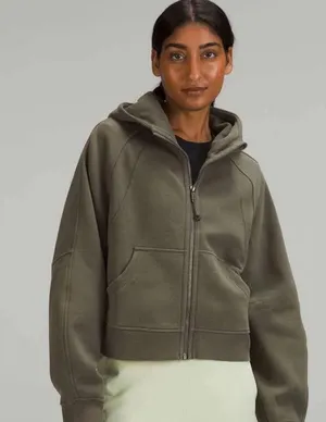 Lululemon Scuba Oversized Full-Zip Medium Olive thumbnail 1