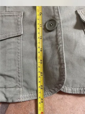 GAP Olive Green Cotton Suit Jacket Blazer thumbnail 7