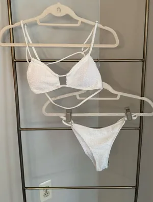 White Bikini Shein Set thumbnail 1