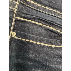 Vintage Seven For All Mankind Skinny Jeans Women's 10 Blue Denim Y2K EUC thumbnail 6