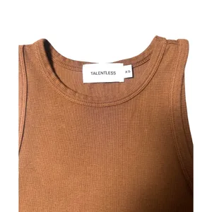 Talentless Brown Ribbed Tank Dress thumbnail 2