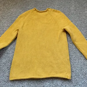 J. Crew Mustard Yellow Roll Neck 100% Cotton Sweater Size XXS thumbnail 5