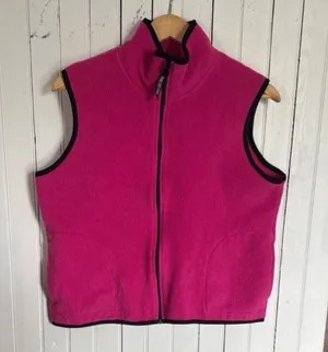 Basic Edition Fleece Vest Pink Size L Size L thumbnail 1