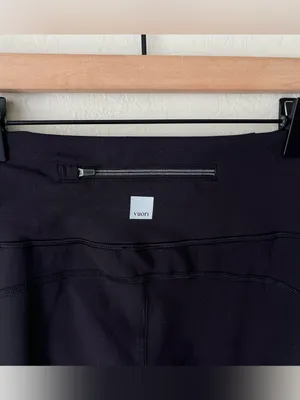 Vuori pace high rise reflective leggings black small thumbnail 6