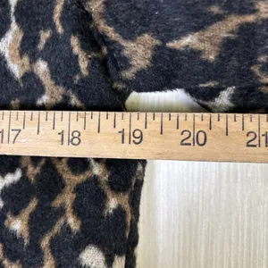 Apt 9 Womens Cheetah Leopard Print Overcoat Single Button Long Jacket Small NEW thumbnail 9