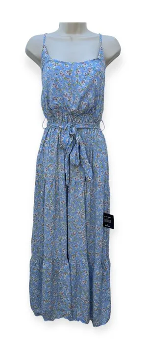 Lulu's Sunny Bliss Cottagecore Floral Print Tiered Maxi Dress Women's Med‎ NWT thumbnail 1