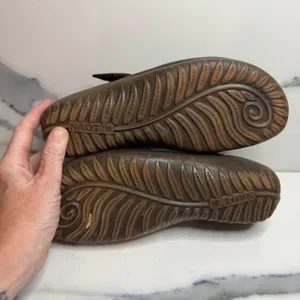 NAOT Women's Brown & Metallic Aroha Mary Janes Shoes Sz 38 Sz 7.5 Comfort Casual thumbnail 7