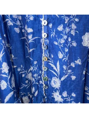 Tuckernuck L Blue Floral Belted Maxi Dress thumbnail 8
