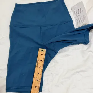 Athleta Transcend 7" Biker Short Womens XXS Blue High Rise‎ Yoga Athletic Blue thumbnail 11
