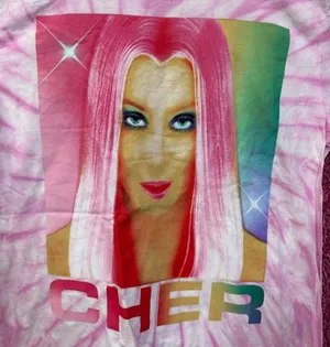 Cher Love Hurts Album Goddess of Pop Women’s Tie Dye XL thumbnail 2