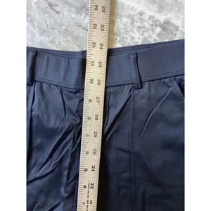 Halara NWOT High Waisted Pleated Joggers Navy Blue Tapered Athletic Pants S thumbnail 3
