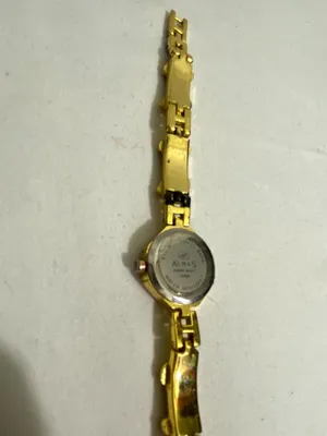 Almas Dolphin Link Bracelet Watch Gold Tone Quartz Womens Novelty Dolphin Watch thumbnail 5
