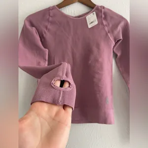 Free People Movement Easy Free Throw Layer Wistful Mauve Size XS/S NWT $… thumbnail 6