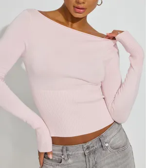 Garage pink sweater thumbnail 1