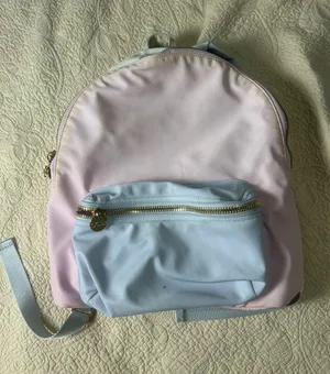 Stoney Clover Lane Pastel Pink and Light Blue Mini Backpack thumbnail 1